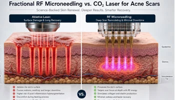 Acne Scars: Why Fractional RF Microneedling Is Outperforming CO2 Lasers in 2026