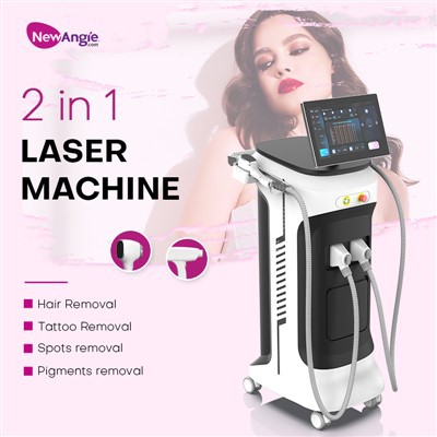 2-in-1 808 & ND YAG Laser Machine